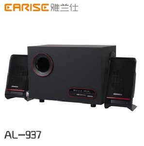 EARISE/雅兰仕 AL-937多媒体电脑音箱 可插卡/U盘 2.1低音炮音响